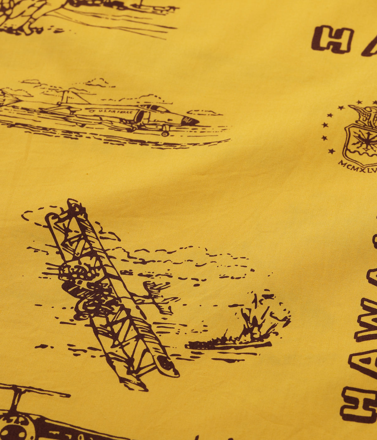 Lot No. SS39698 / COTTON BROAD HAWAIIAN SHIRT ��ISLAND AVIATION��