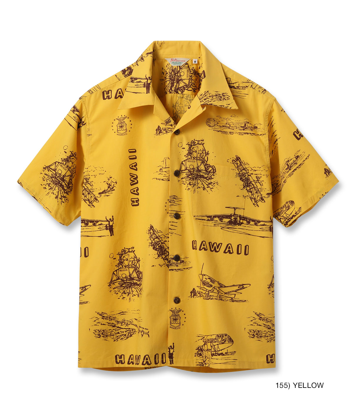 Lot No. SS39698 / COTTON BROAD HAWAIIAN SHIRT ��ISLAND AVIATION��