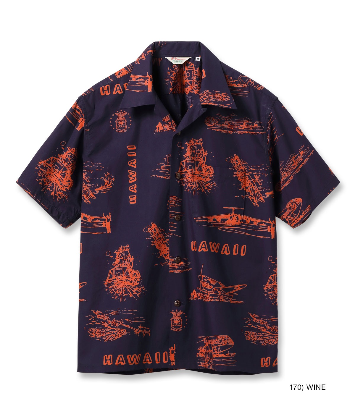 Lot No. SS39698 / COTTON BROAD HAWAIIAN SHIRT ��ISLAND AVIATION��