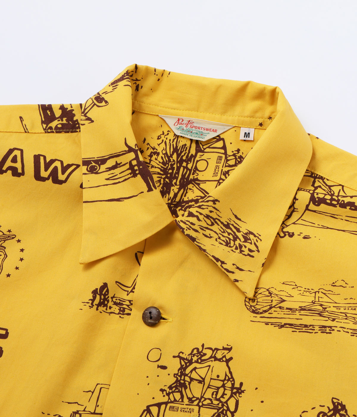 Lot No. SS39698 / COTTON BROAD HAWAIIAN SHIRT ��ISLAND AVIATION��