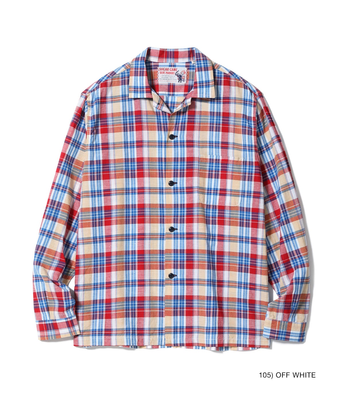 2026年5月13日入荷 / Lot No. SC29737 / MADRAS CHECK OPEN SHIRT