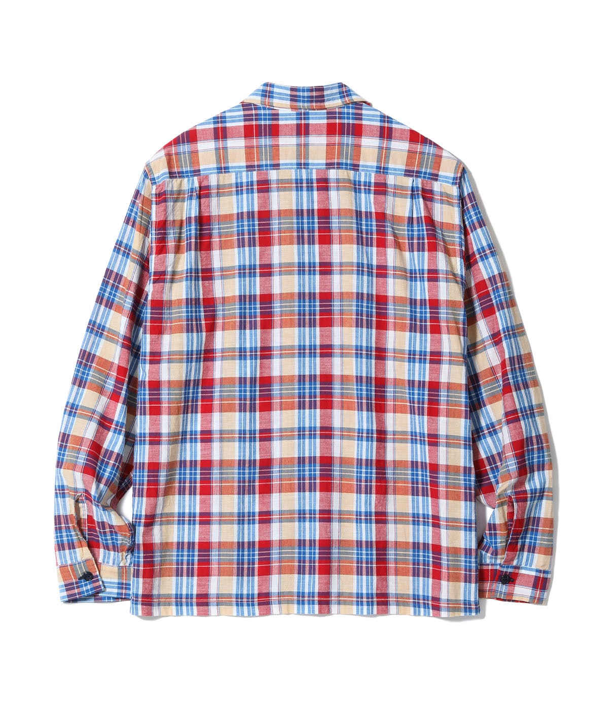 Lot No. SC29737 / MADRAS CHECK OPEN SHIRT