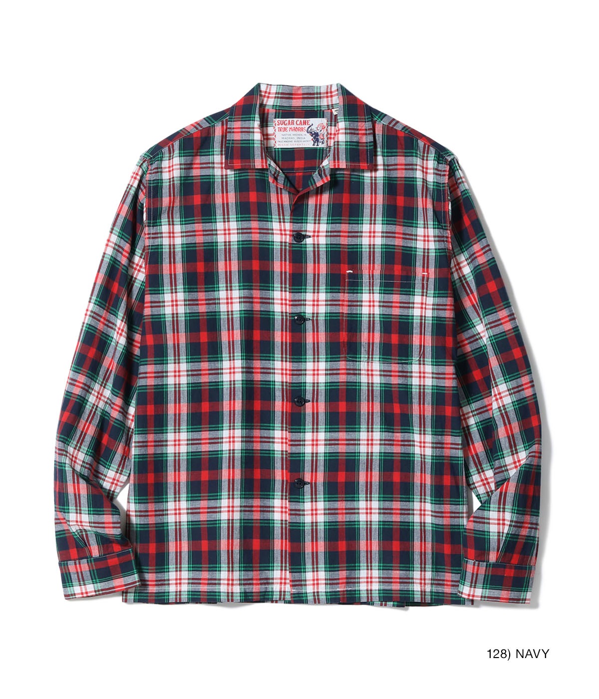 Lot No. SC29737 / MADRAS CHECK OPEN SHIRT