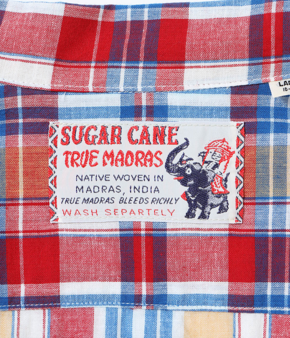 Lot No. SC29737 / MADRAS CHECK OPEN SHIRT