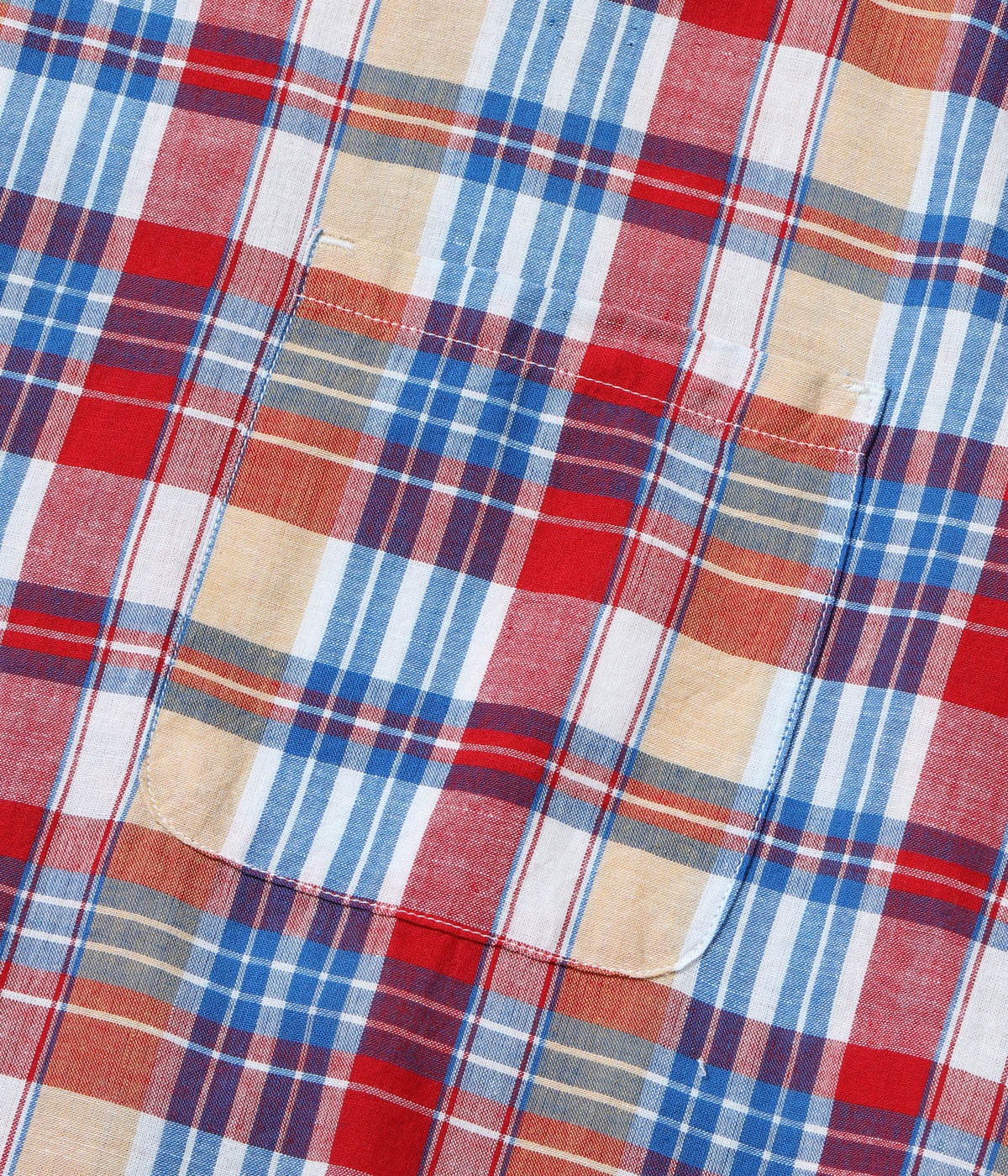 Lot No. SC29737 / MADRAS CHECK OPEN SHIRT