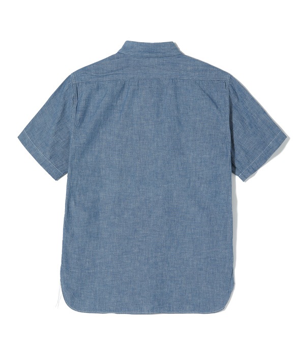 Lot No. BR35856 / BLUE CHAMBRAY WORK SHIRT (SHORT SLEEVE)