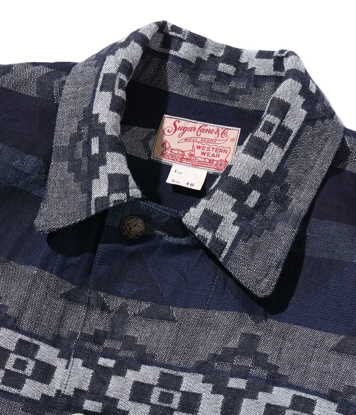 Lot No. SC15501 / NATIVE AMERICAN COTTON JACQUARD JACKET