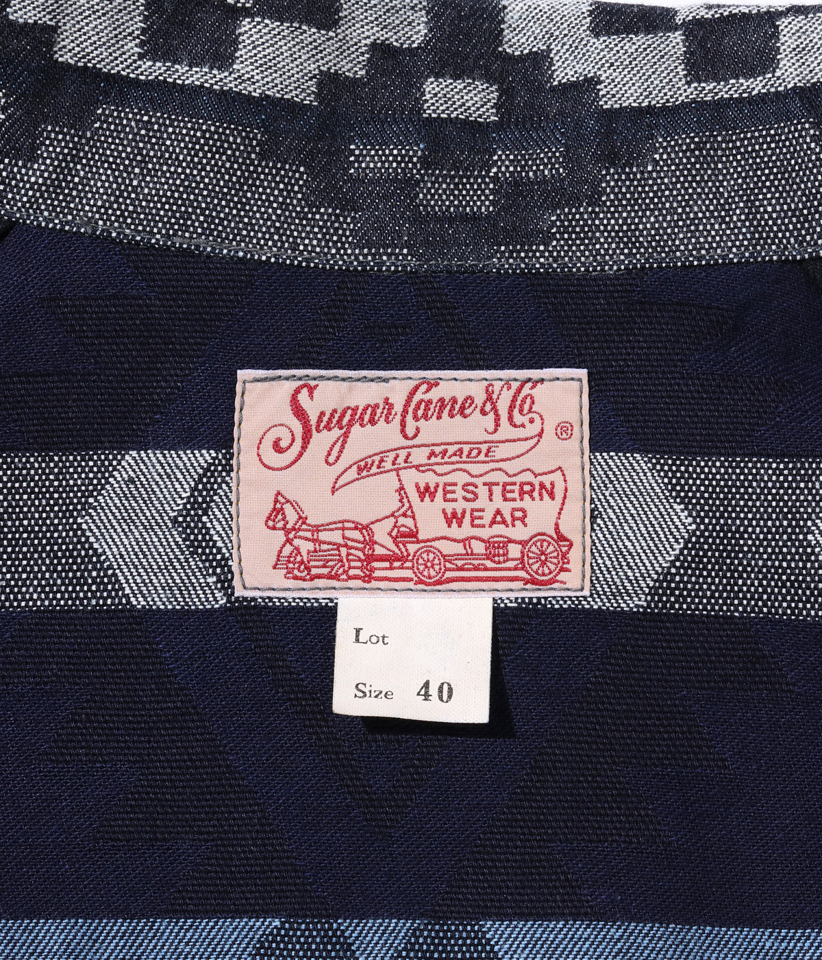 Lot No. SC15501 / NATIVE AMERICAN COTTON JACQUARD JACKET