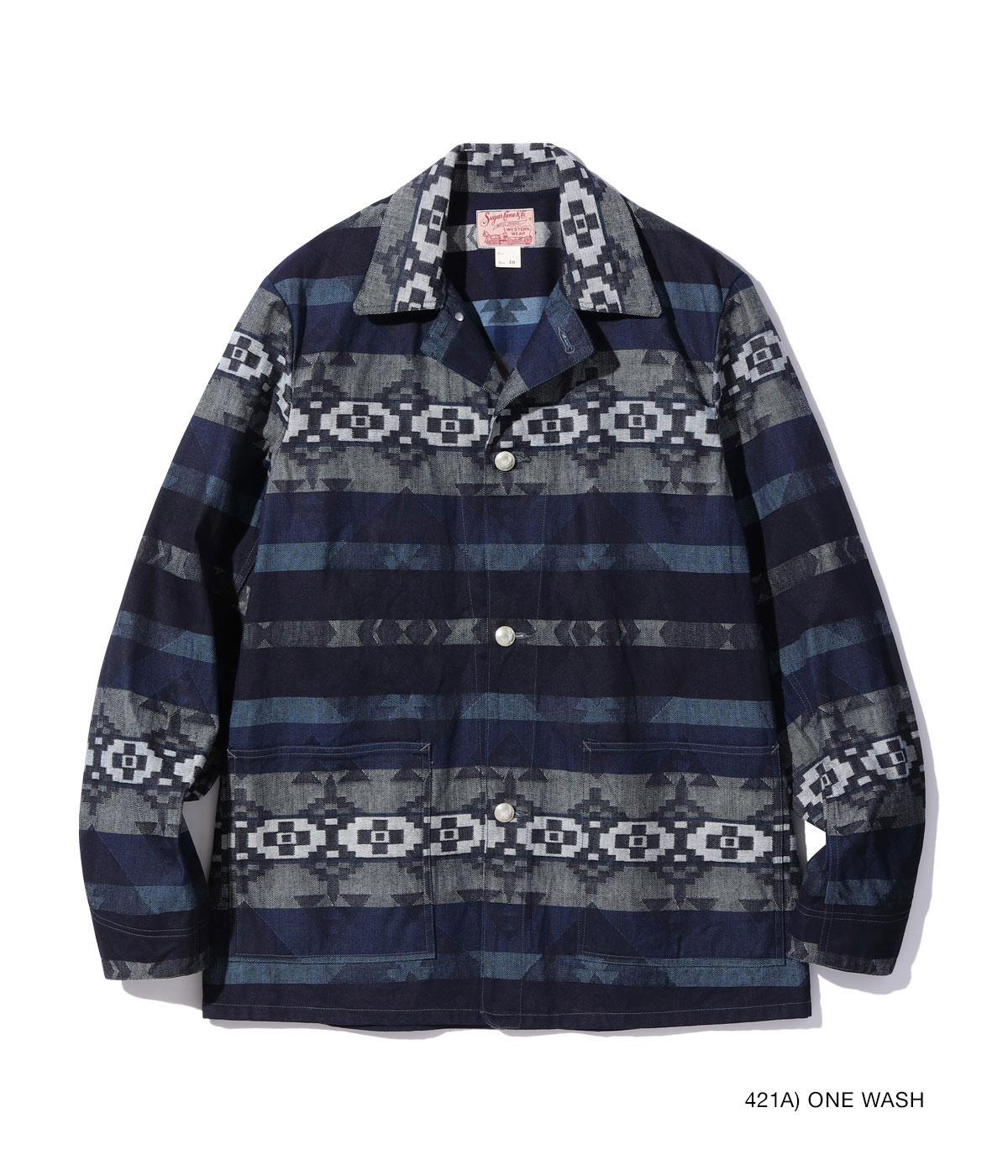 Lot No. SC15501 / NATIVE AMERICAN COTTON JACQUARD JACKET