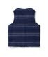 Lot No. SC15828 / NATIVE AMERICAN INDIGO DOBBY WORK VEST BOA LINING