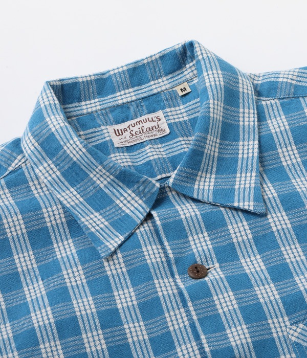 Lot No. SS39127 / WATUMULL'S PALAKA CHECK SHIRT
