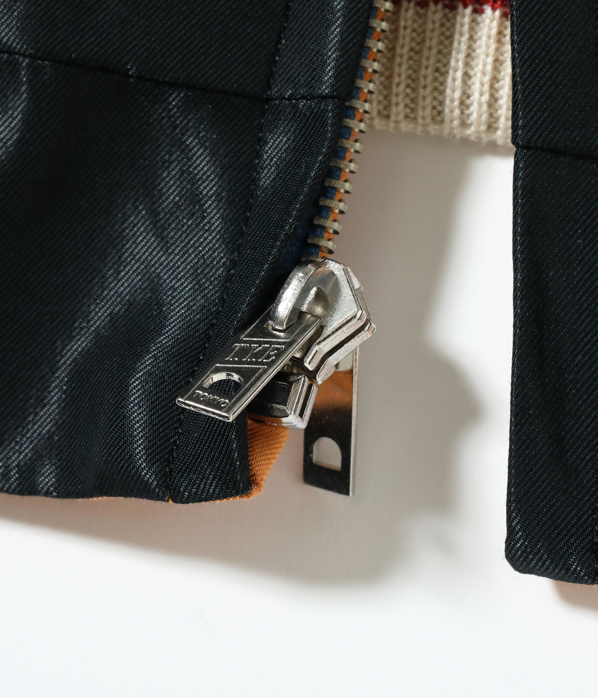 Lot No. TT15682-119 / Early 1950s Style Acetate Souvenir Jacket ��WHITE DRAGON�� �� ��EAGLE��