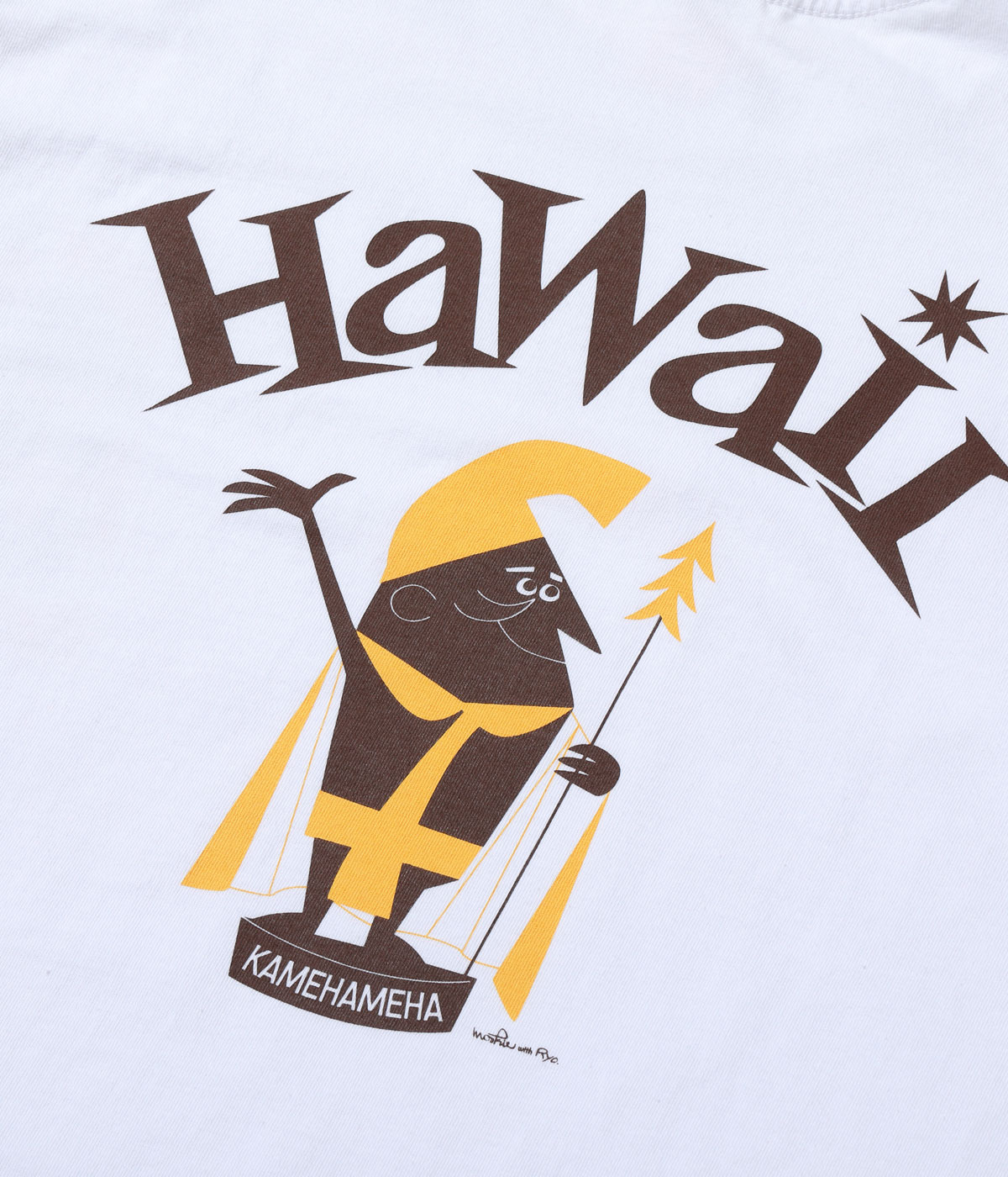 Lot No. SS79568 / SUNSURF PRINT T-SHIRTS ��HAWAII�� by ������ʿ with MOOKIE