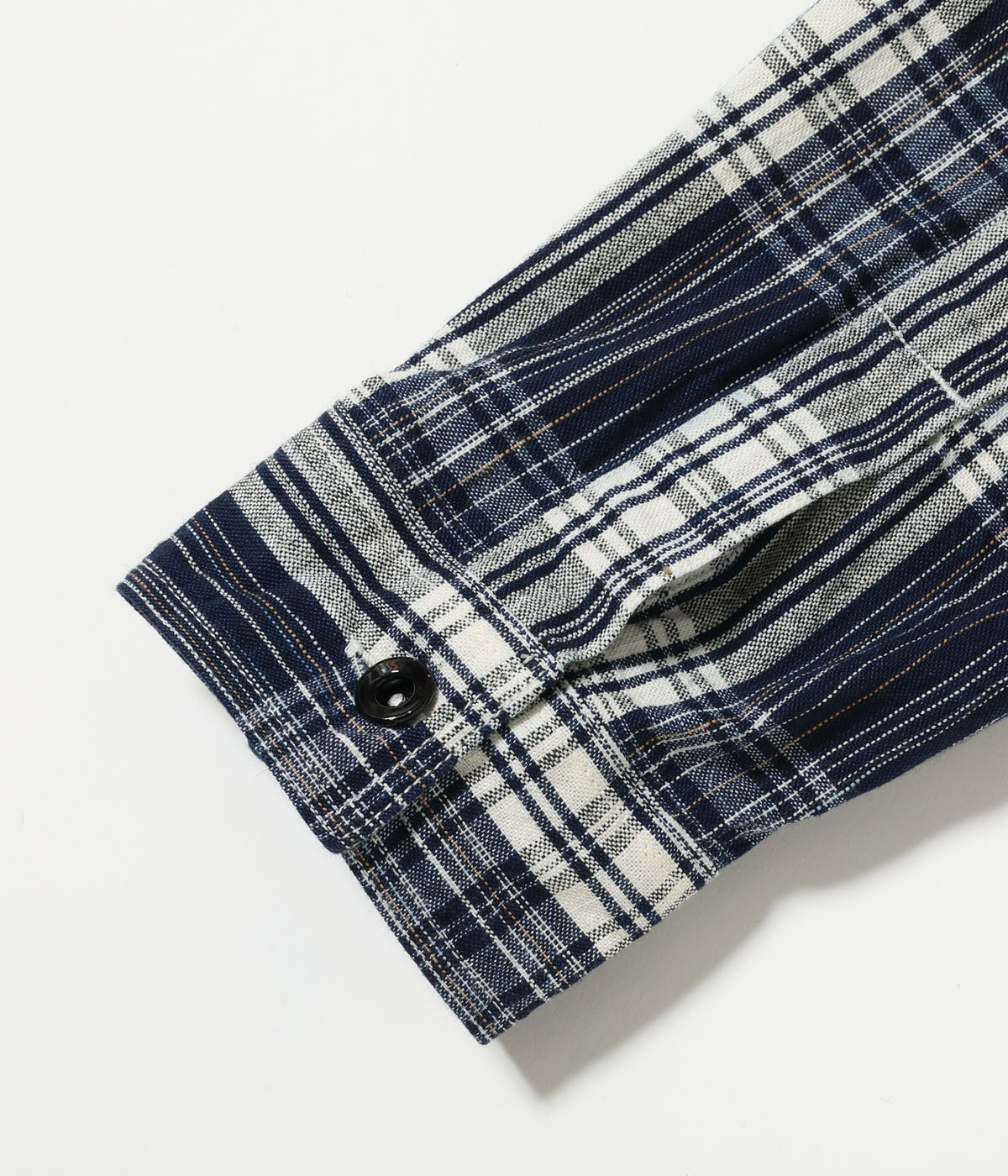 Lot No. SC29670 / FICTION ROMANCE 6oz. INDIGO CHECK WORK SHIRT