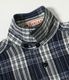 Lot No. SC29670 / FICTION ROMANCE 6oz. INDIGO CHECK WORK SHIRT