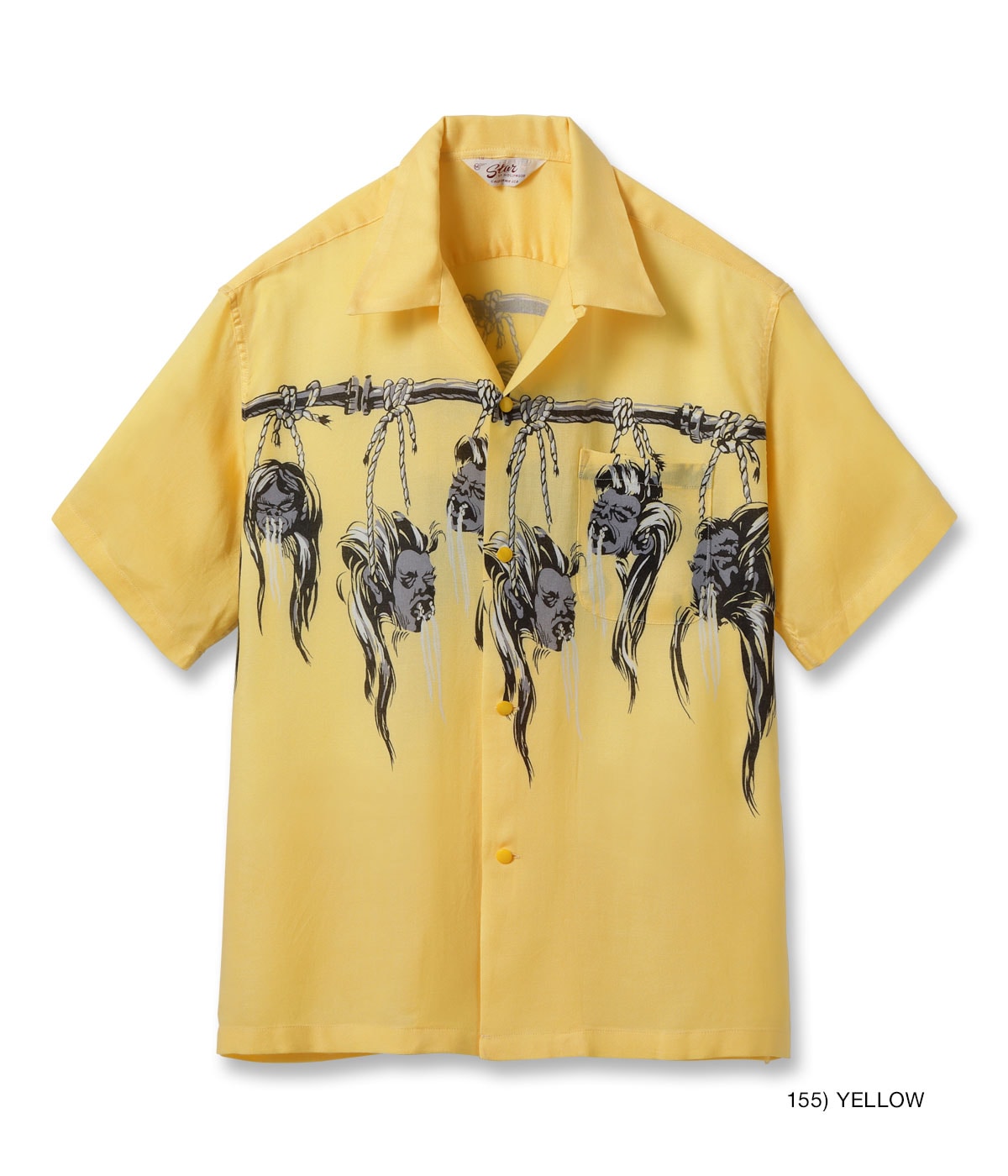 2026ǯ�ղ�����ͽ�� / Lot No. SH39705 / HOPSACK RAYON OPEN SHIRT ��SHRUNKEN HEAD��