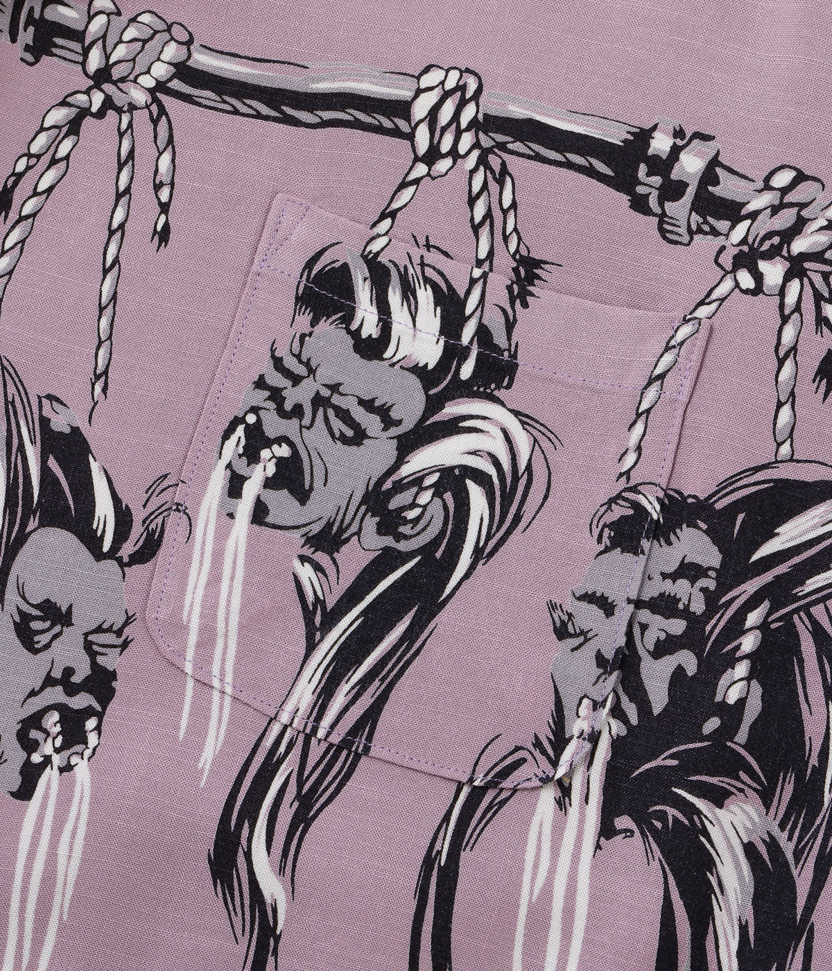 2026ǯ�ղ�����ͽ�� / Lot No. SH39705 / HOPSACK RAYON OPEN SHIRT ��SHRUNKEN HEAD��