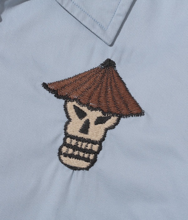 Lot No. TT14898-124 / Late 1960s Style Cotton Vietnam Jacket SKULL (LIGHT BLUE)