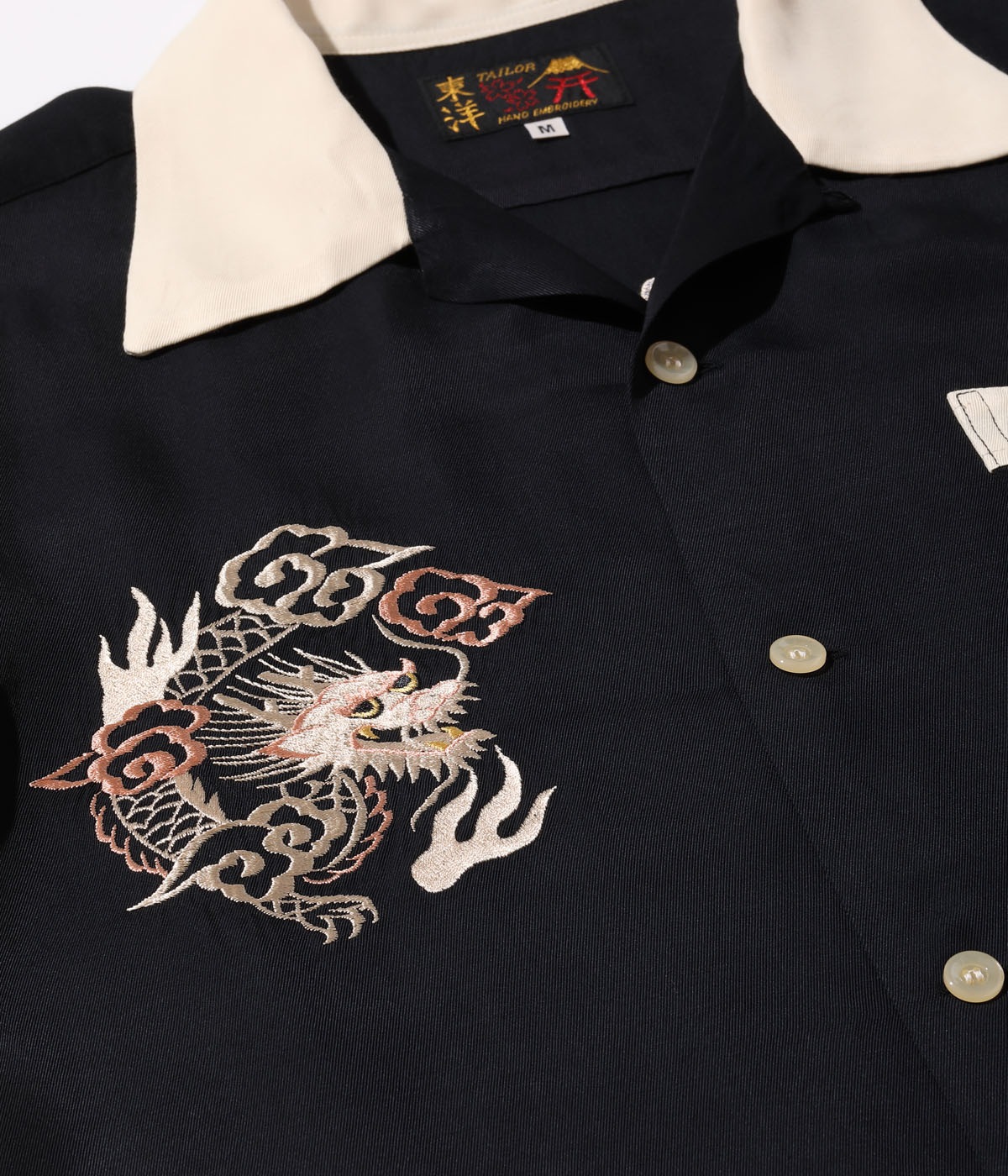Lot No. TT39303 / SUKA BOWLING SHIRT DRAGON & JAPAN MAP