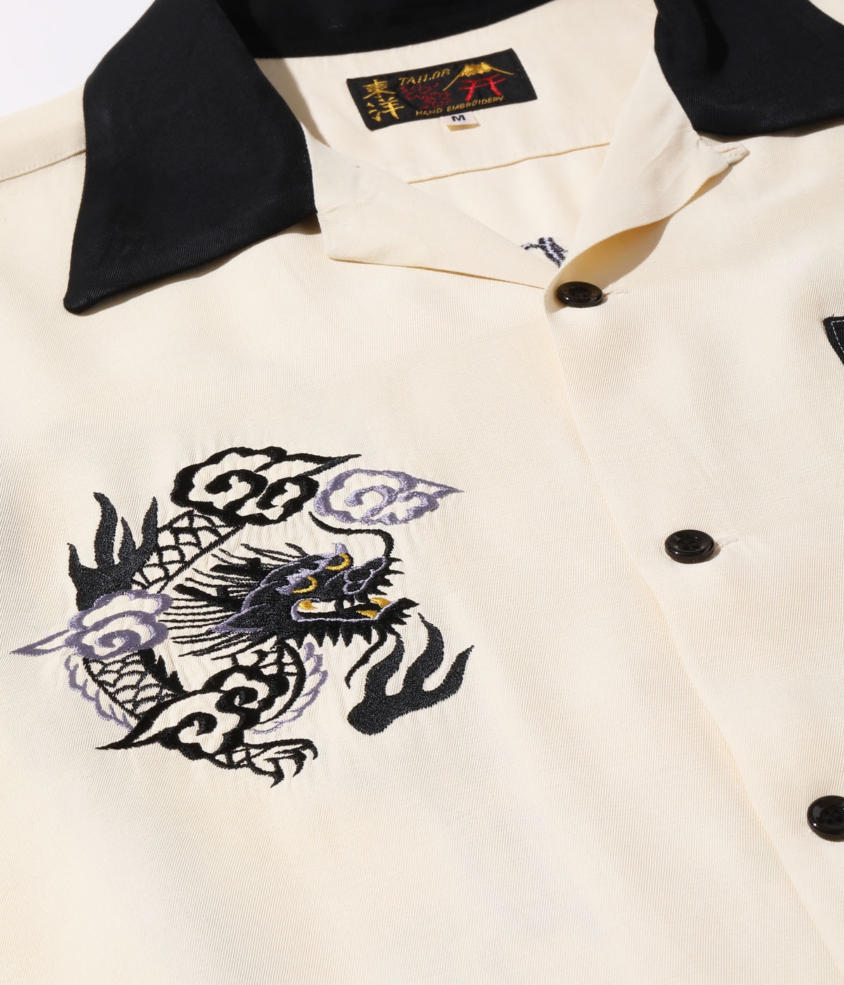 Lot No. TT39303 / SUKA BOWLING SHIRT DRAGON & JAPAN MAP