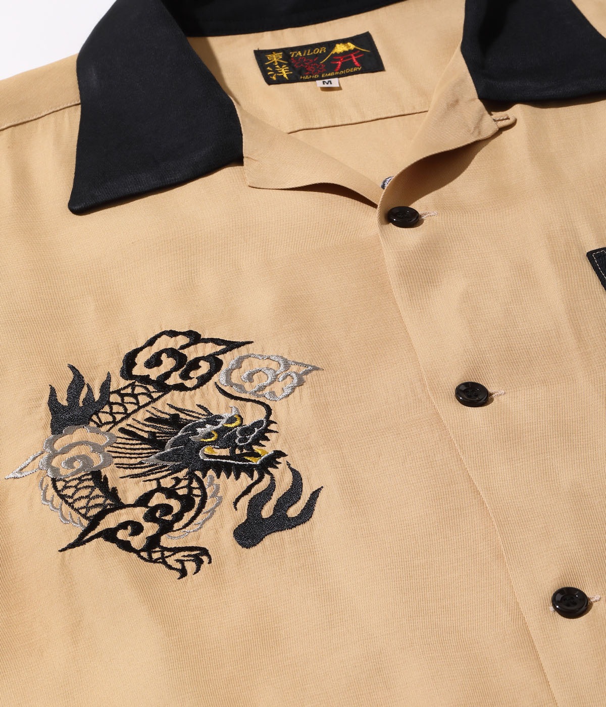 Lot No. TT39303 / SUKA BOWLING SHIRT DRAGON & JAPAN MAP