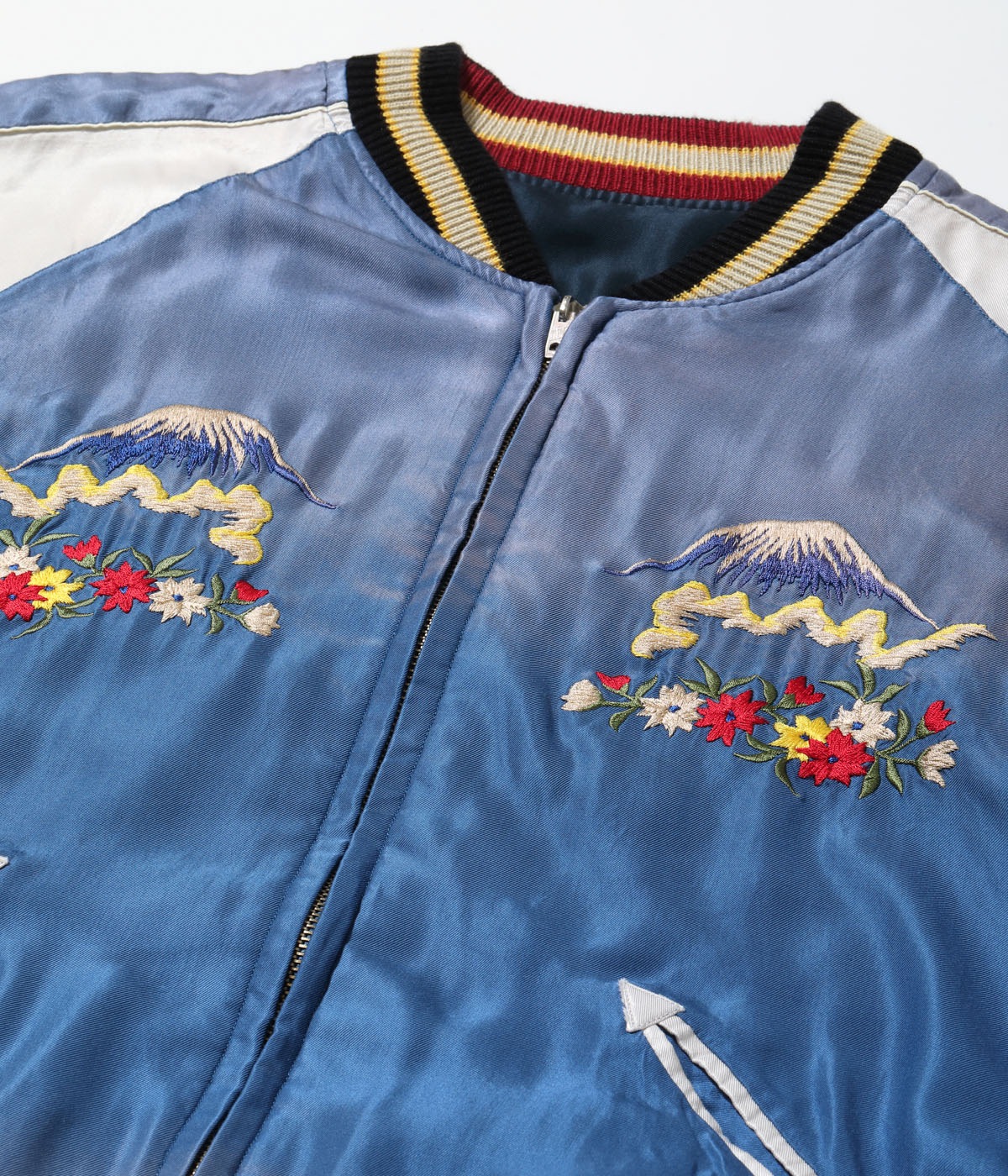 Lot No. TT15545-119 / Early 1950s Style Acetate Souvenir Jacket EAGLE & DRAGON  GREEN DRAGON (AGING MODEL)