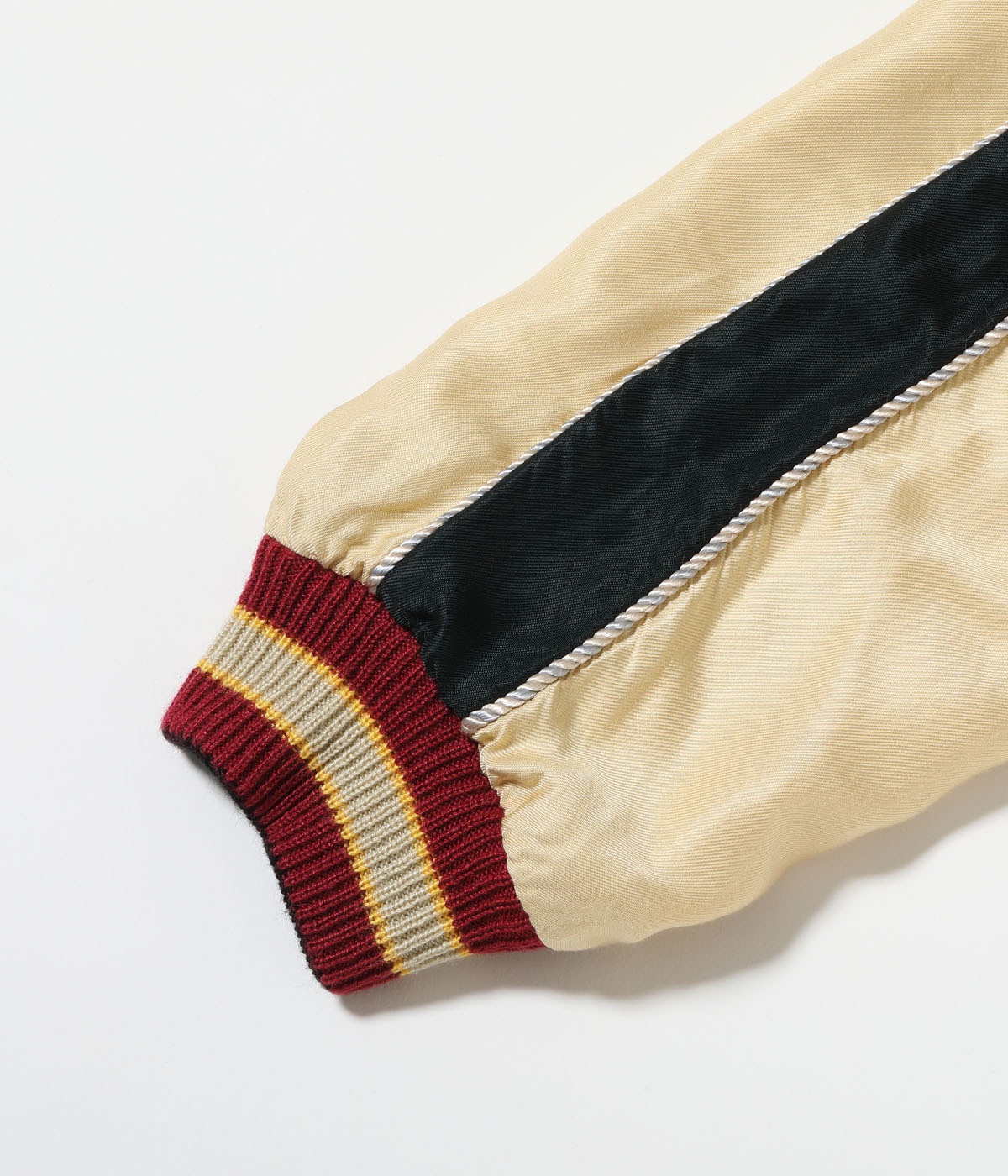 Lot No. TT15545-119 / Early 1950s Style Acetate Souvenir Jacket EAGLE & DRAGON  GREEN DRAGON (AGING MODEL)