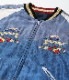 Lot No. TT15545-119 / Early 1950s Style Acetate Souvenir Jacket EAGLE & DRAGON  GREEN DRAGON (AGING MODEL)