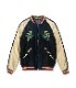 Lot No. TT15545-119 / Early 1950s Style Acetate Souvenir Jacket EAGLE & DRAGON  GREEN DRAGON (AGING MODEL)