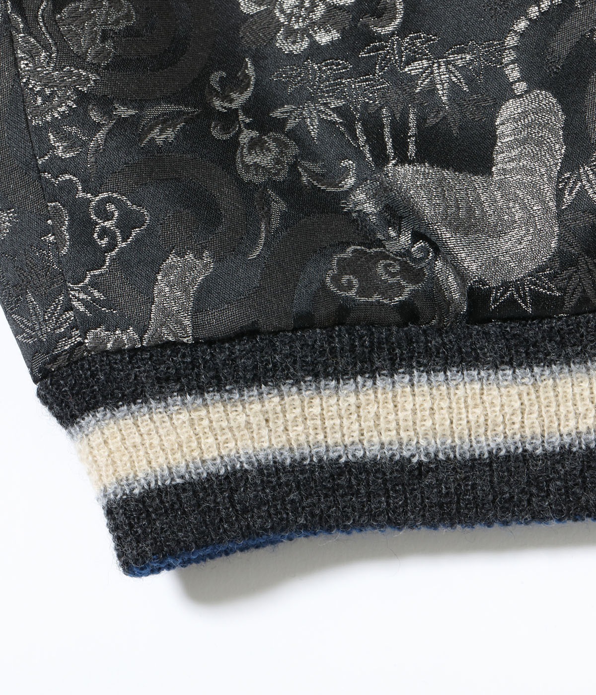 Lot No. TT15717-119 / Early 1950s Style Rayon Brocade  Acetate Souvenir Jacket TOYO ENTERPRISE 60th Anniversary Special Edition TIGER & DRAGON (BROCADE)  EAGLE