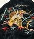Lot No. TT15975-128 / Mid 1950s Style Velveteen (Two-tone) �� Acetate Souvenir Jacket ��BLUE EAGLE�� �� ��ROARING TIGER��