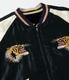 Lot No. TT15975-128 / Mid 1950s Style Velveteen (Two-tone) �� Acetate Souvenir Jacket ��BLUE EAGLE�� �� ��ROARING TIGER��