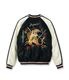 Lot No. TT15975-128 / Mid 1950s Style Velveteen (Two-tone) �� Acetate Souvenir Jacket ��BLUE EAGLE�� �� ��ROARING TIGER��