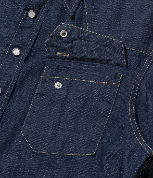 Lot No. SC28190 / BLUE DENIM WESTERN SHIRT