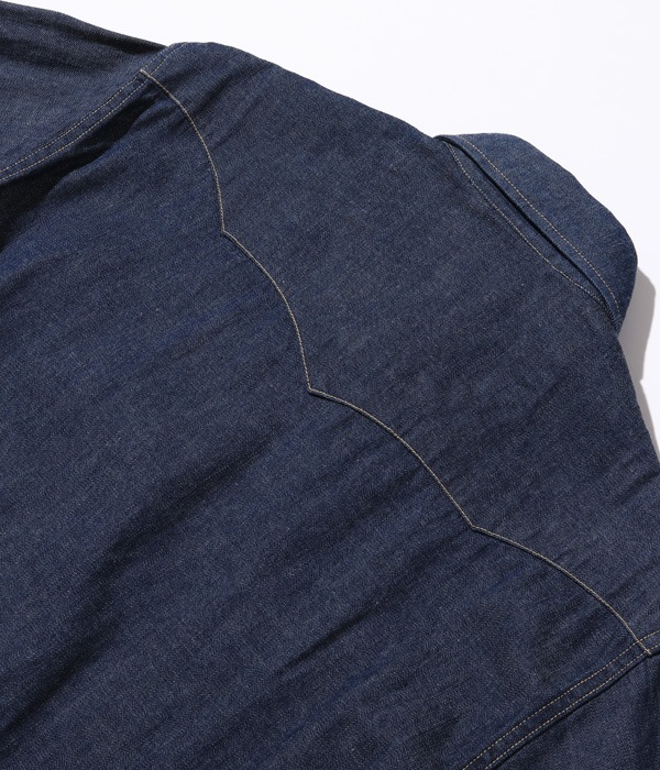 Lot No. SC28190 / BLUE DENIM WESTERN SHIRT