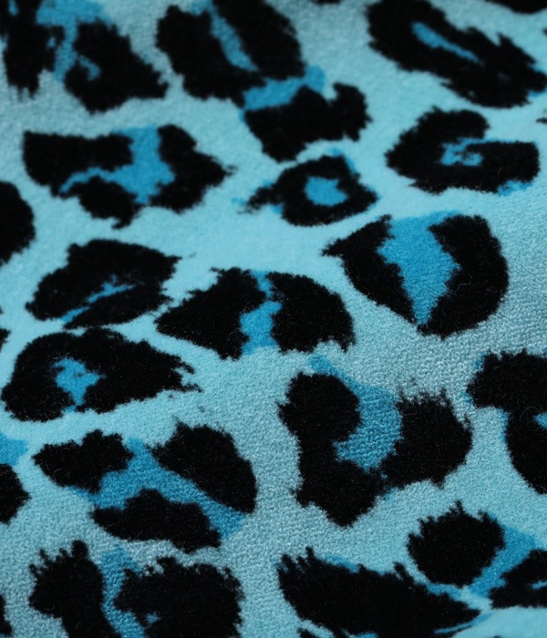 Lot No. SE28973 / Mid 1950s Style Velveteen Sports Shirt LEOPARD