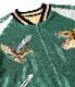 Lot No. TT15682-145 / Early 1950s Style Acetate Souvenir Jacket ��ROARING TIGER�� �� ��JAPAN MAP��