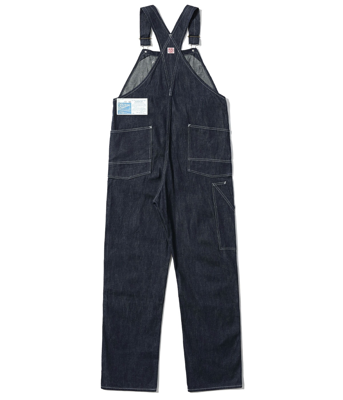 2025ǯ12������ͽ�� / Lot No. HD42611 / HEADLIGHT 9.5oz. SPECIAL WEAVE DENIM HIGH BACK OVERALLS