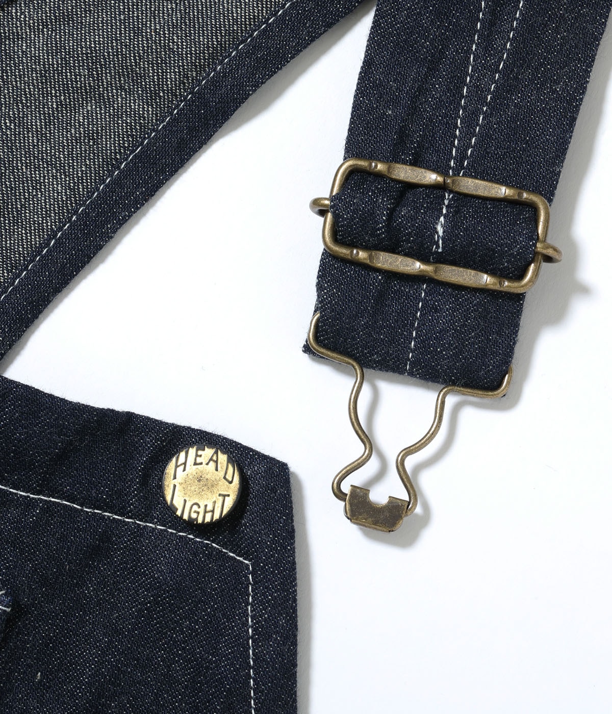 2025ǯ12������ͽ�� / Lot No. HD42611 / HEADLIGHT 9.5oz. SPECIAL WEAVE DENIM HIGH BACK OVERALLS