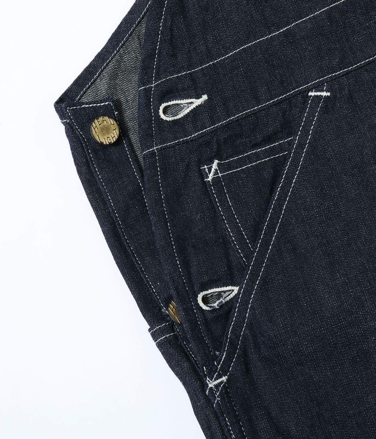 2025ǯ12������ͽ�� / Lot No. HD42611 / HEADLIGHT 9.5oz. SPECIAL WEAVE DENIM HIGH BACK OVERALLS