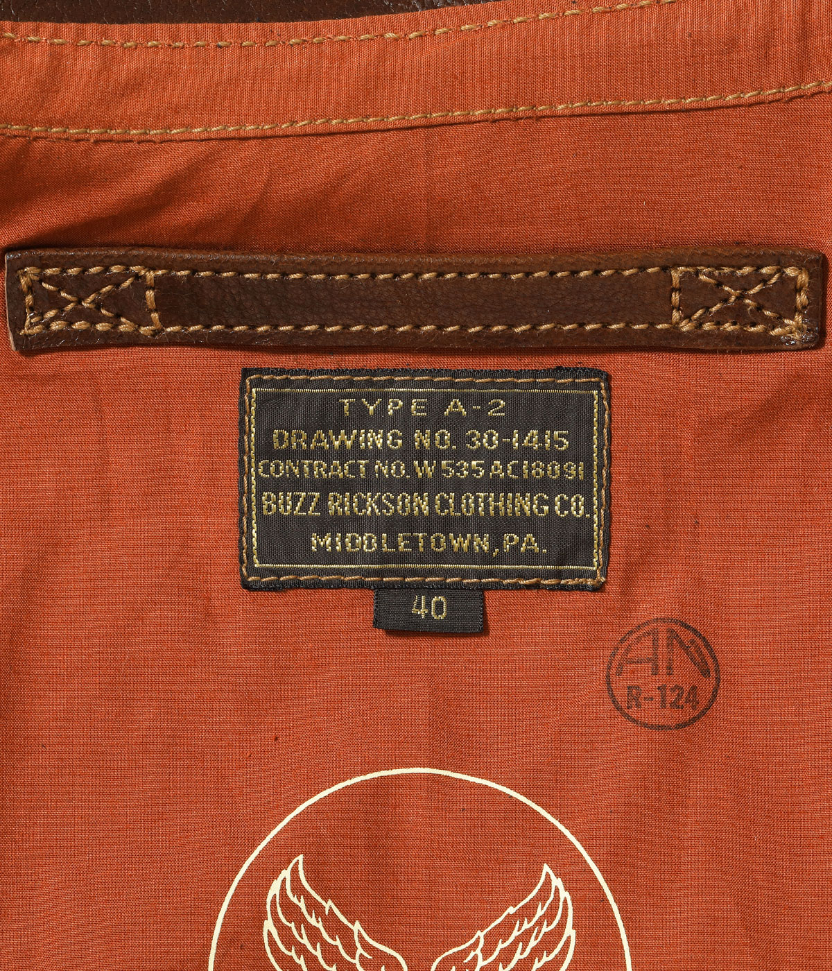 2026ǯ��������ͽ�� / Lot No. BR80686 / Type A-2 ��BUZZ RICKSON CLOTHING CO. CONTRACT No.18091 GOAT SKIN��