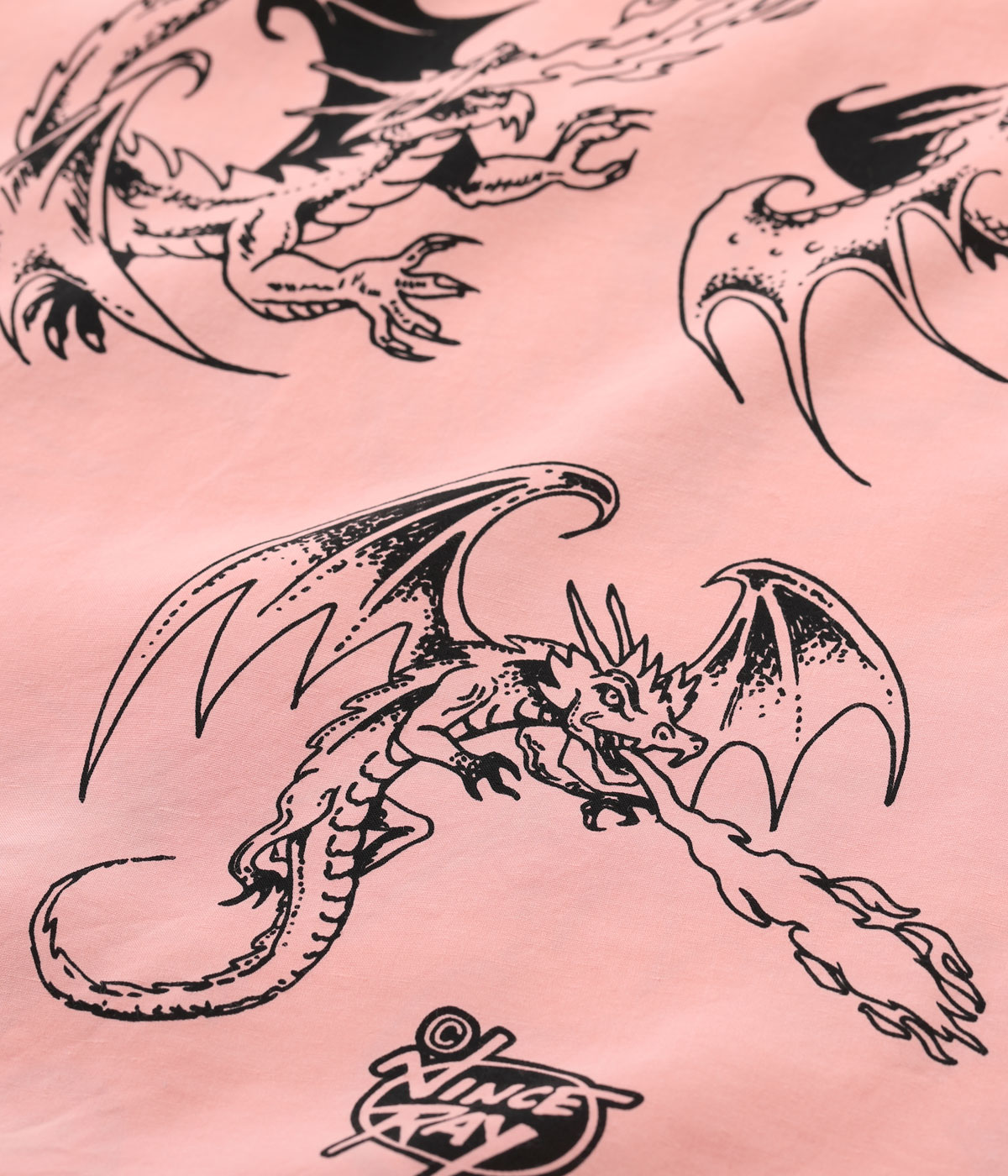Lot No. SH39309 / HIGH DENSITY RAYON OPEN SHIRT RETURN OF THE DRAGON by VINCE RAY