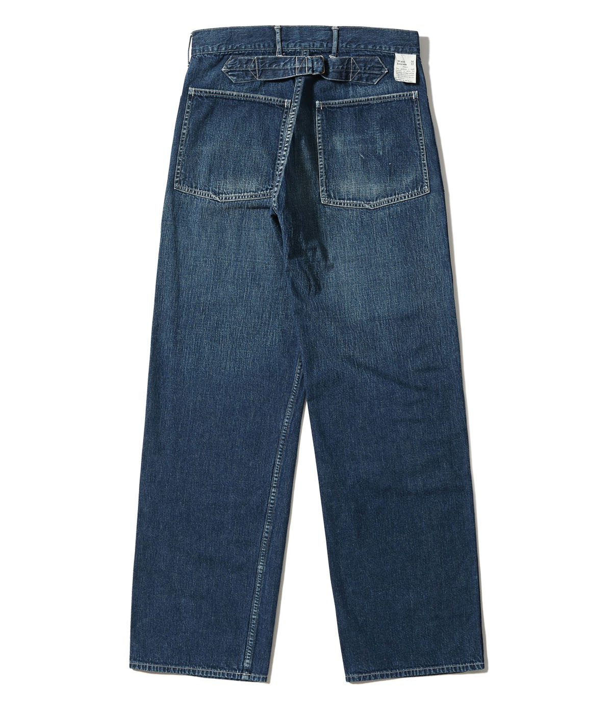 Lot No. BR41106H / TROUSERS, WORKING, DENIM VINTAGE WASHED