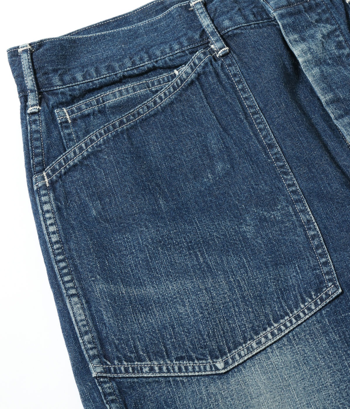 Lot No. BR41106H / TROUSERS, WORKING, DENIM VINTAGE WASHED