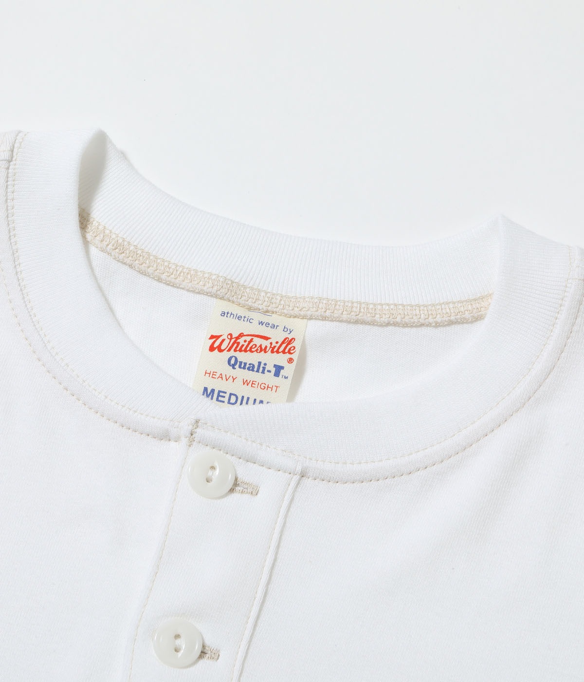 Lot No. WV79681 / WHITESVILLE HENLEY NECK PACK T-SHIRT