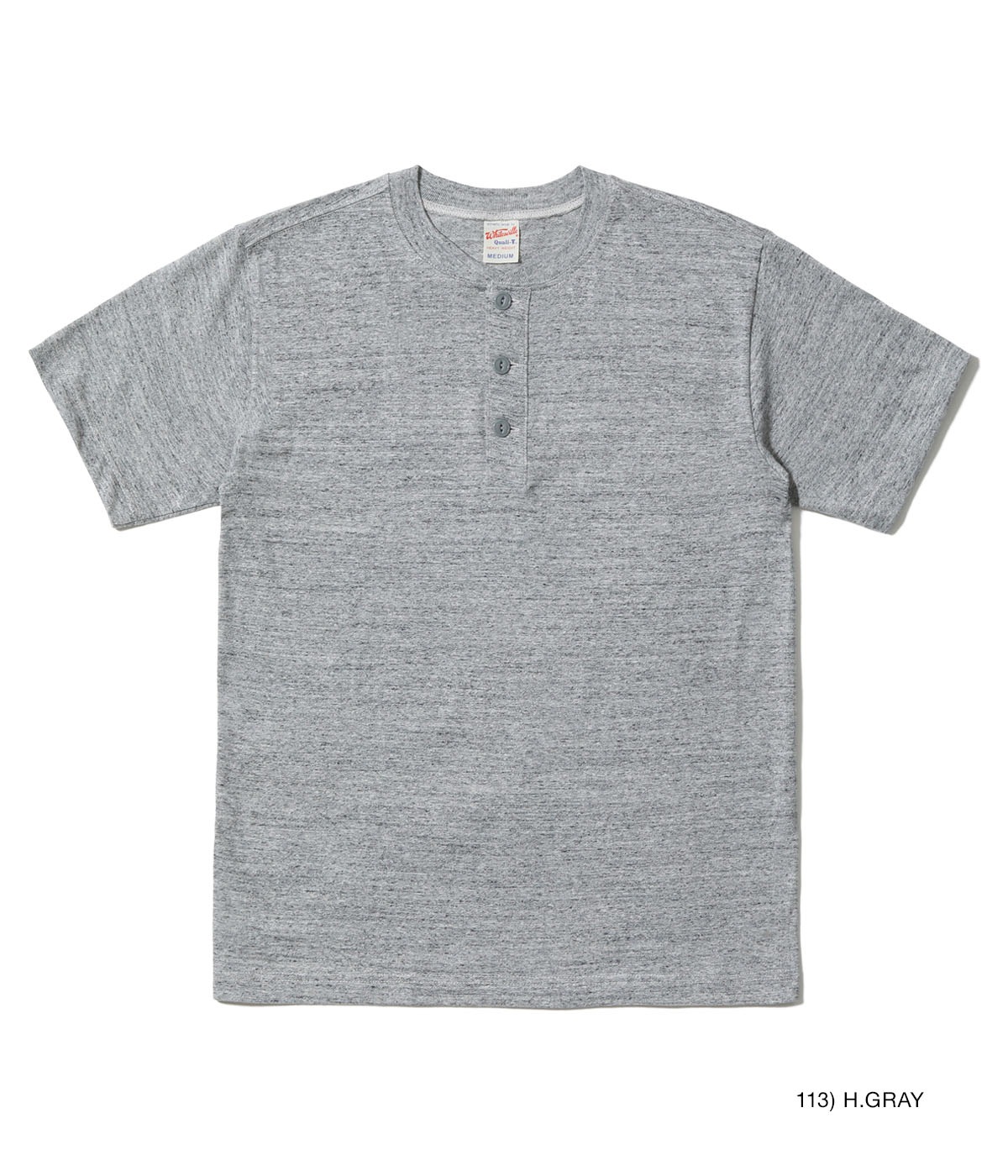 Lot No. WV79681 / WHITESVILLE HENLEY NECK PACK T-SHIRT