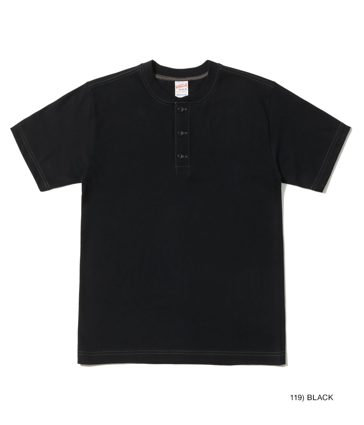 Lot No. WV79681 / WHITESVILLE HENLEY NECK PACK T-SHIRT