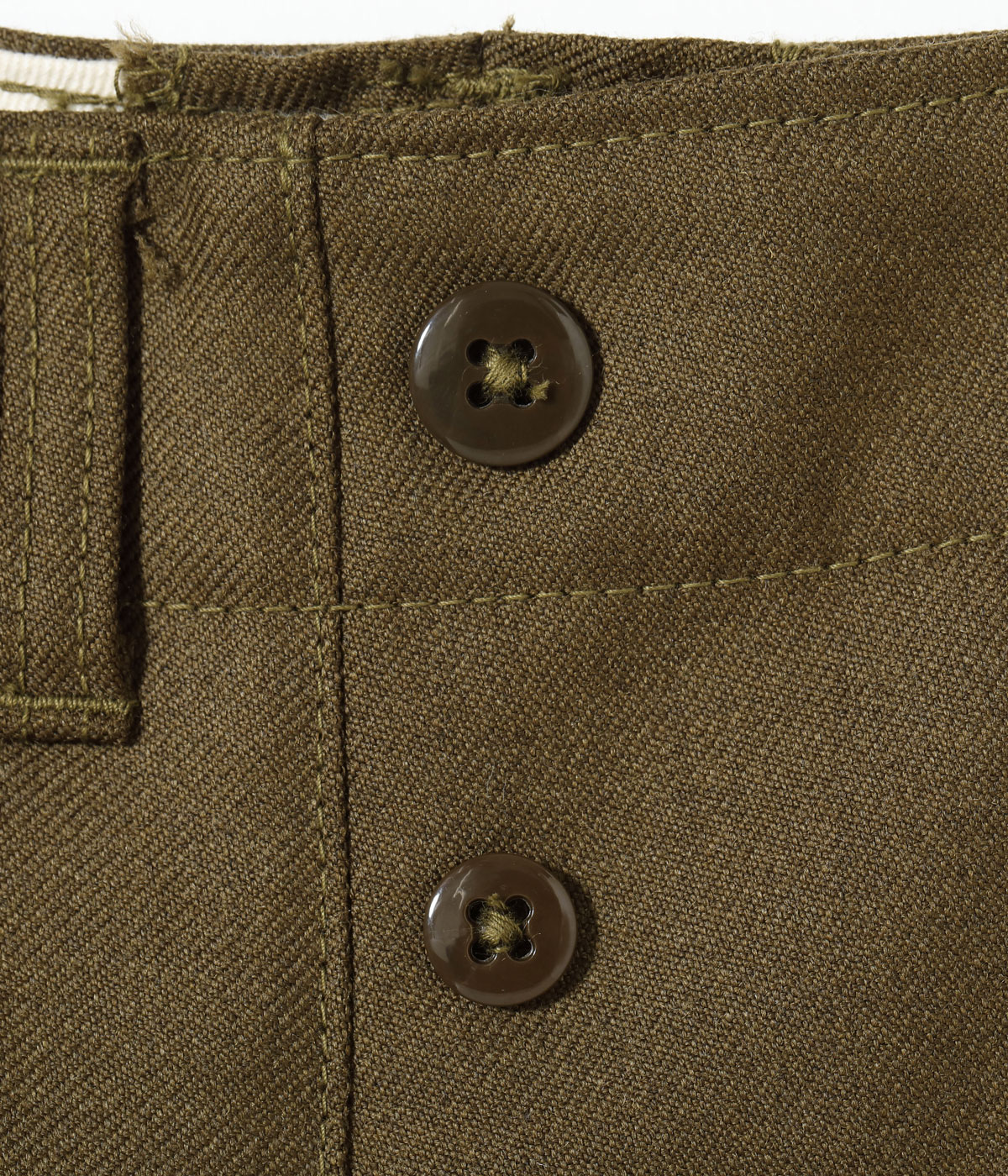 2026ǯ��������ͽ�� / Lot No. BR42670 / TROUSERS, FIELD, WOOL, SERGE, OD33, 18oz. SPECIAL TYPE M-45