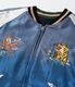 2026ǯ10��6������ / Lot No. TT15976-119 / Early 1950s Style Acetate Souvenir Jacket ��ROARING TIGER�� �� ��GOLD DRAGON�� (AGING MODEL)