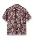 Lot No. SS39096 / COTTON HERRINGBONE OPEN SHIRT HAWAIIAN STAMP